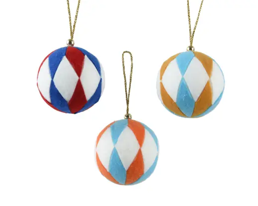 Bola de Natal Circo 9cm