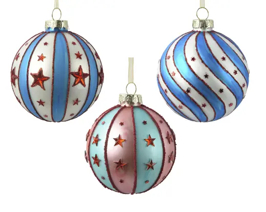 Bola de Natal com Estrelinhas