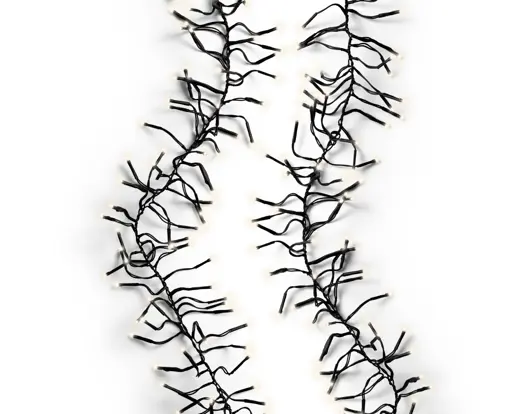 Luz 3000Led Cluster 2,8M Branco Quente