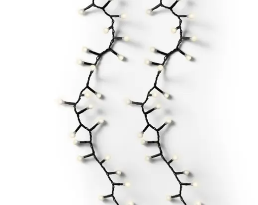 Luz 350Led Cherry 7,5M Branco Quente