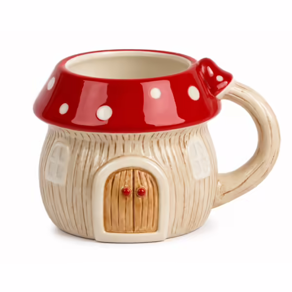 Caneca de Natal Cogumelo