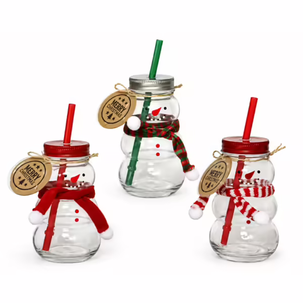 Copo de Vidro | Boneco de Neve