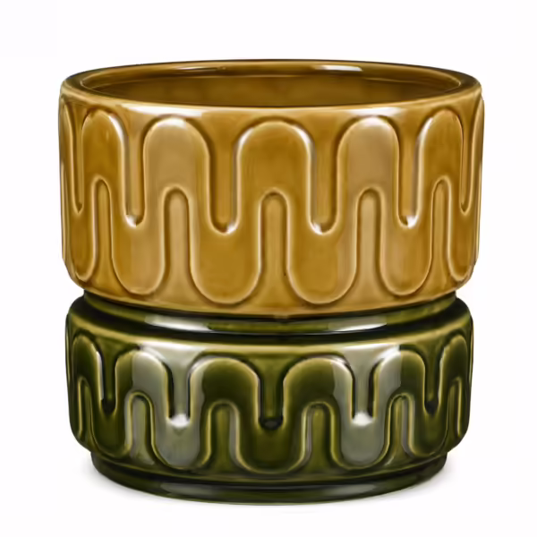 Vaso Decorativo | Mostarda e Verde