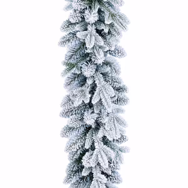 Grinalda de Natal com Neve