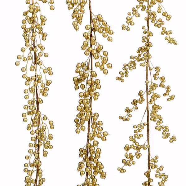 Grinalda com Bagas | Dourado