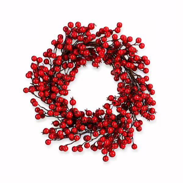 Coroa de Natal Bagas | Vermelho